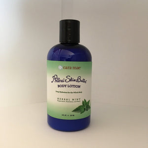 8 ounce herbal mint body lotion with disc top